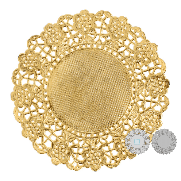 Guld metalliske prikker